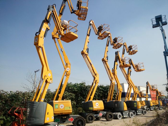 RENTA DE PLATAFORMA ARTICULADA ELECTRICA VARIAS MARCAS 